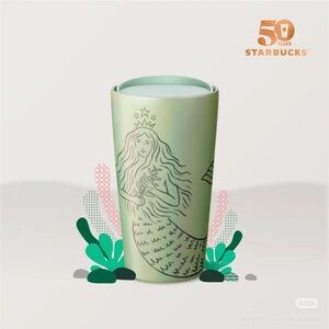 Starbucks Limited Edition 50th Anniversary Siren Ceramic 12oz Tumbler